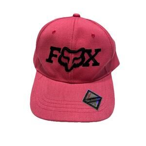Fox Racing Hat Pink Strapback One Size OSFA Y2K Logo